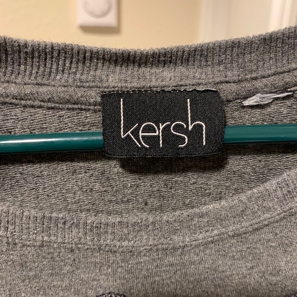 Grey sequin polka dot sweater - Picture 3 of 3